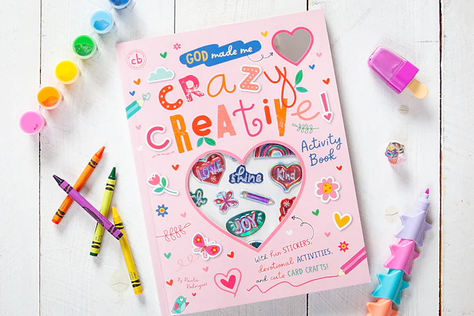 God Made Me Crazy Creative (Activity Book) - interior image