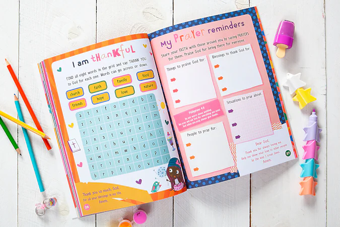 God Made Me Crazy Creative (Activity Book) - interior image