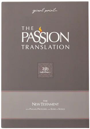 The Passion Translation New Testament (2020 edition) Giant Print Indigo - interior image