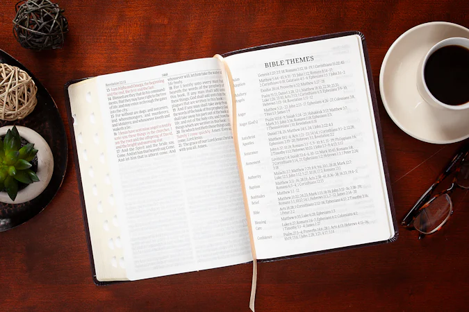 KJV Holy Bible Giant Print Blush - interior image