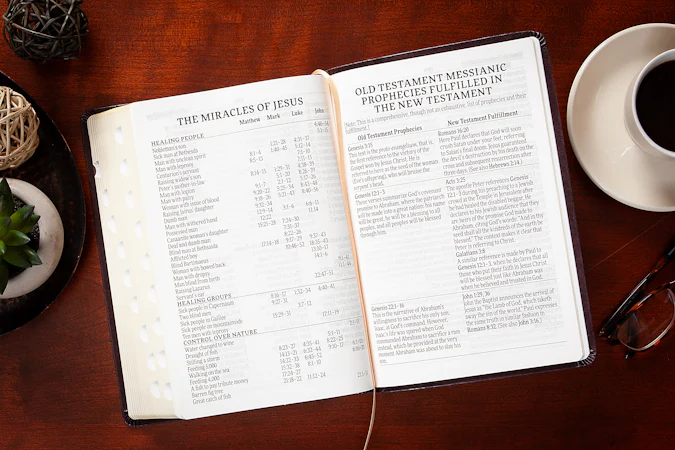 KJV Holy Bible Giant Print Blush - interior image