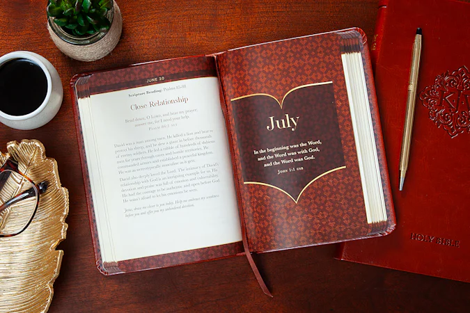 The Bible Reading Plan Devotional for Men - interior image