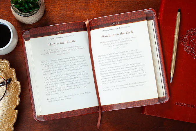The Bible Reading Plan Devotional for Men - interior image