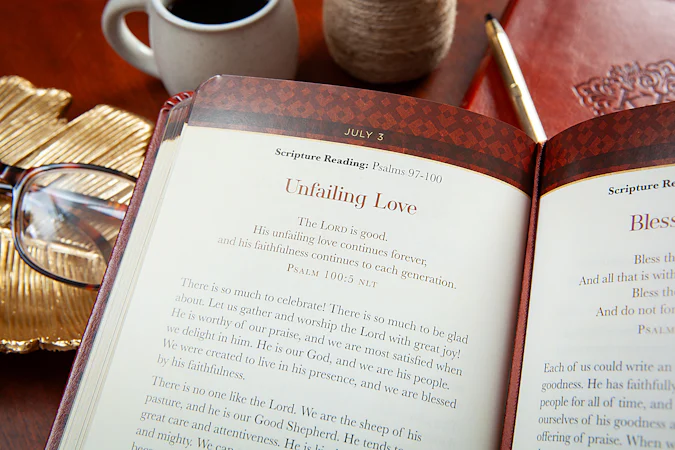 The Bible Reading Plan Devotional for Men - interior image