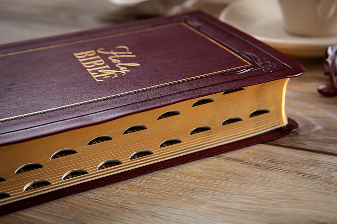 KJV Holy Bible Giant Print Compact Garnet - interior image