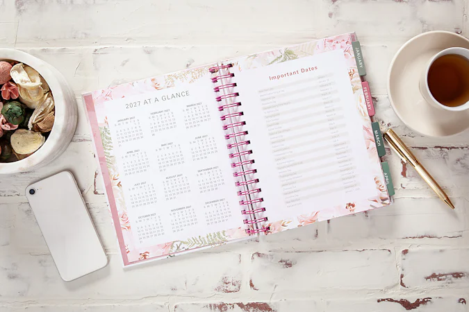 Amazing Grace (2027 planner) spiral hardcover - interior image