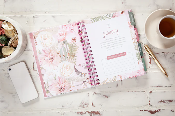 Amazing Grace (2027 planner) spiral hardcover - interior image