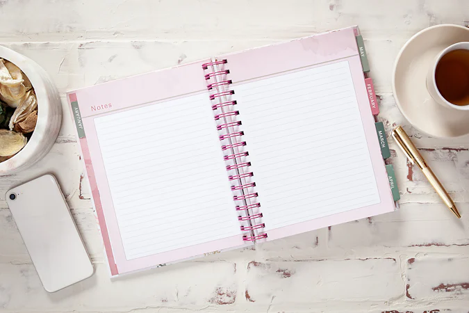 Amazing Grace (2027 planner) spiral hardcover - interior image