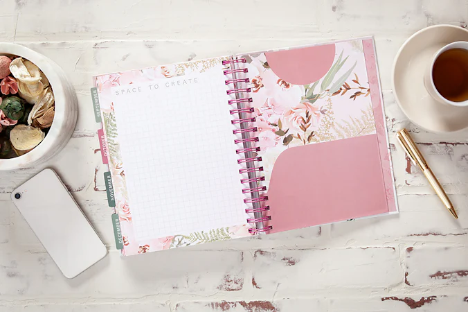 Amazing Grace (2027 planner) spiral hardcover - interior image