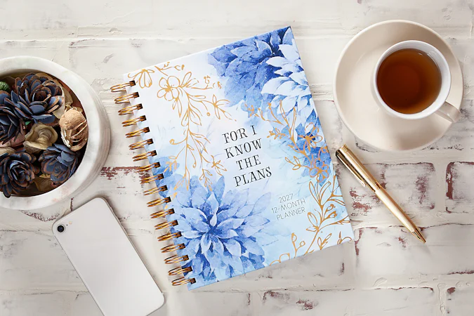 For I Know the Plans (2027 Planner) spiral hardcover - interior image