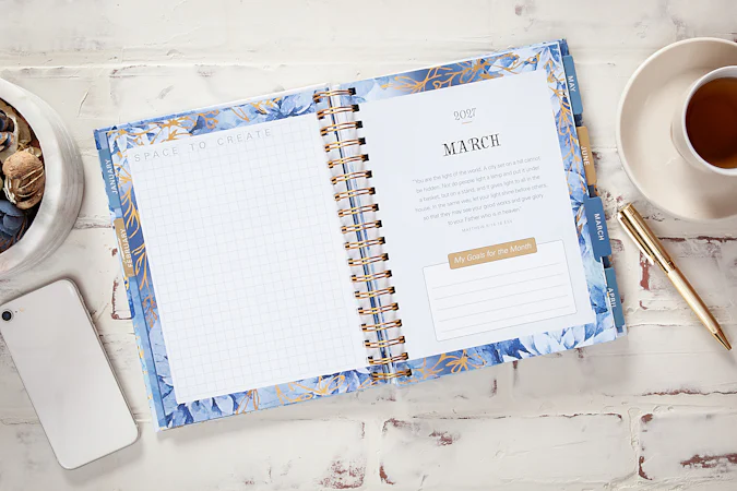 For I Know the Plans (2027 Planner) spiral hardcover - interior image