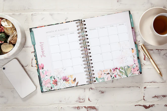 Think on These Things (2027 planner) spiral hardcover - interior image