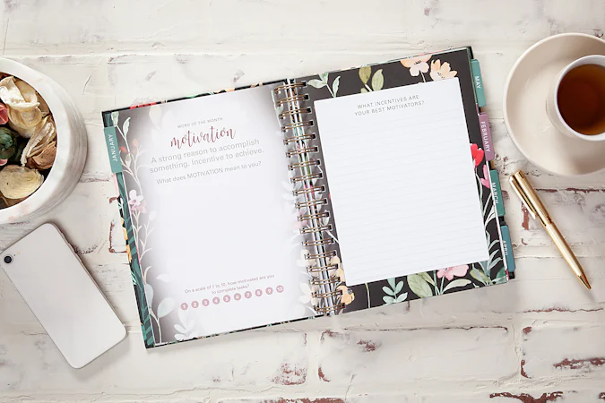 Think on These Things (2027 planner) spiral hardcover - interior image