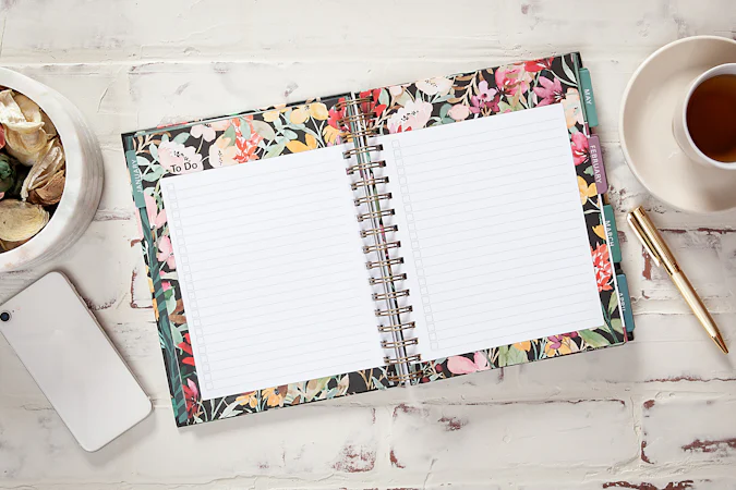 Think on These Things (2027 planner) spiral hardcover - interior image