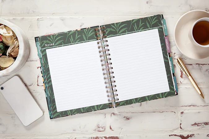 Think on These Things (2027 planner) spiral hardcover - interior image