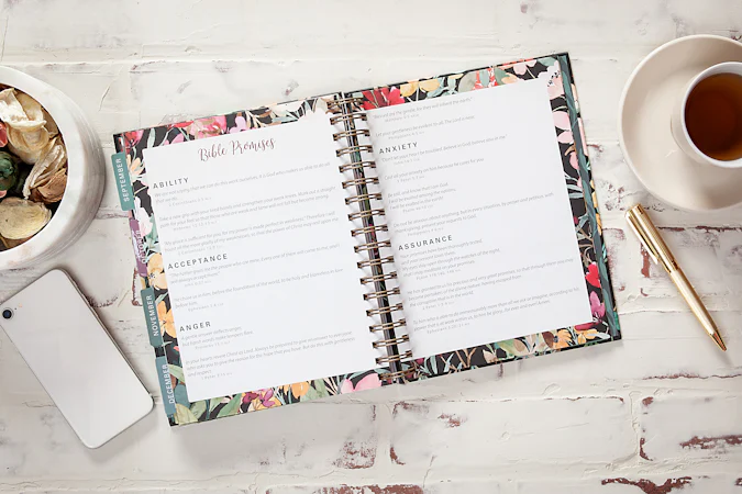 Think on These Things (2027 planner) spiral hardcover - interior image